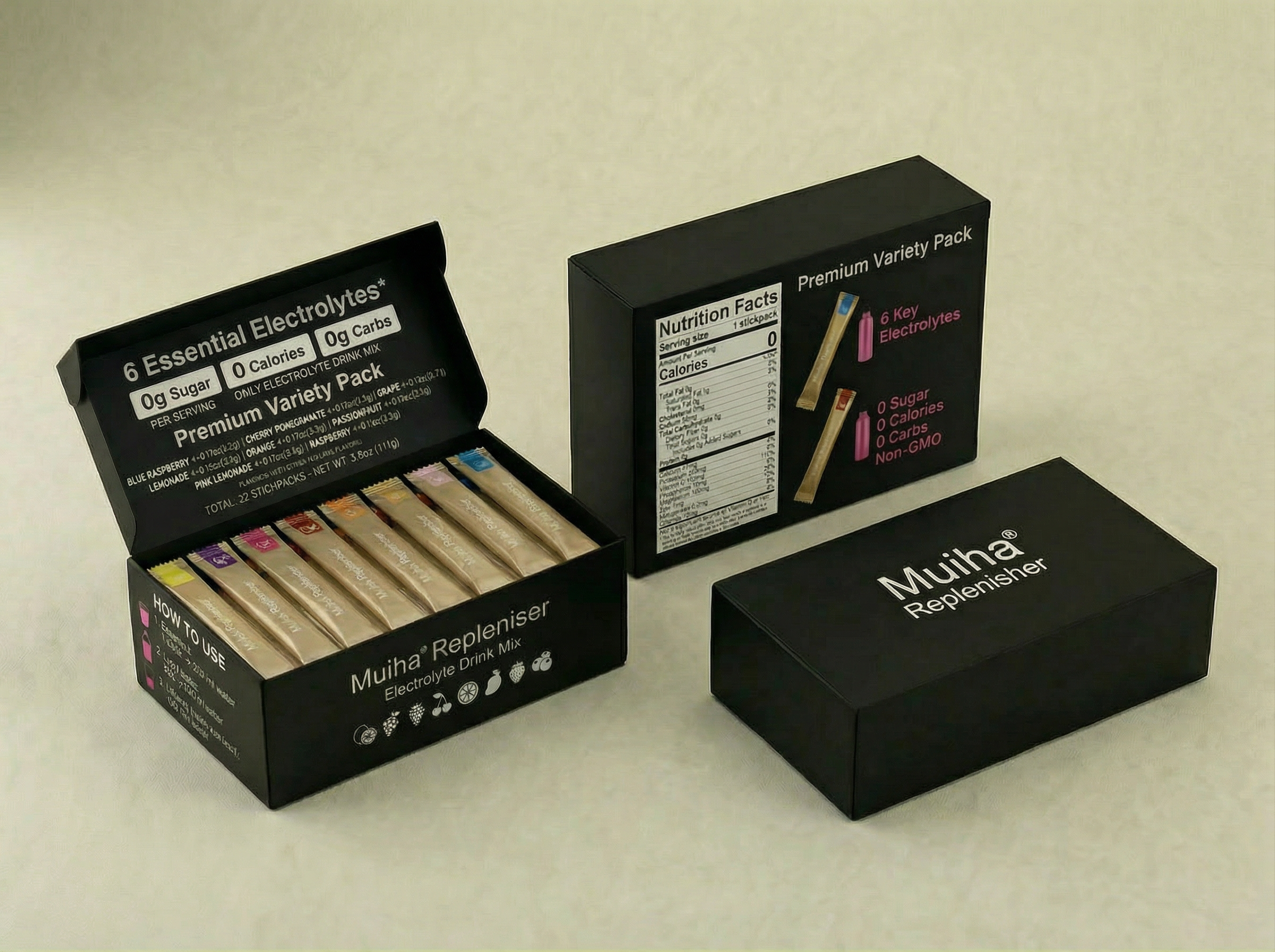 Muiha® Symbio+ Starter Kit (3 Pack 96 Sticks)