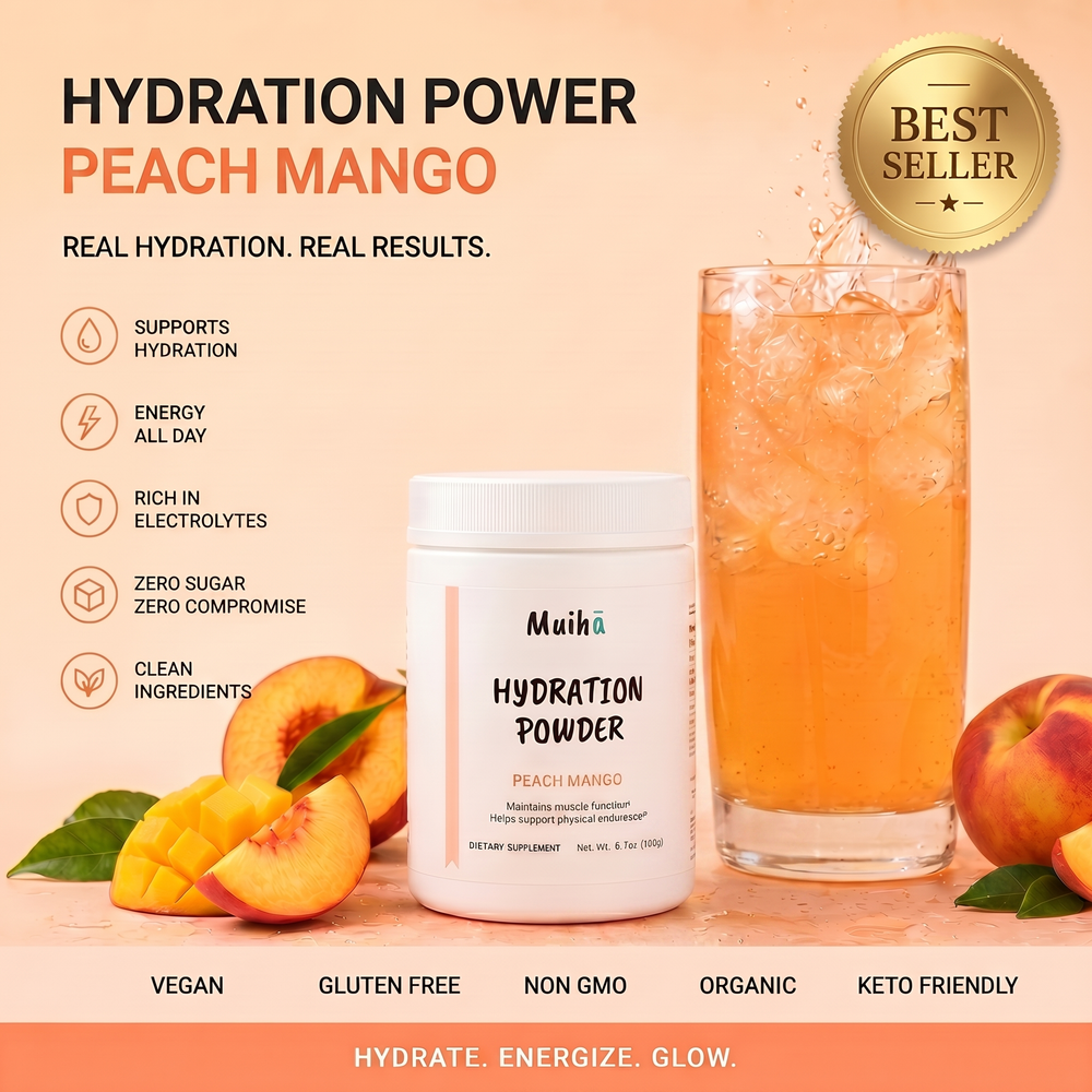 Muihā - Hydration Powder (Peach Mango)