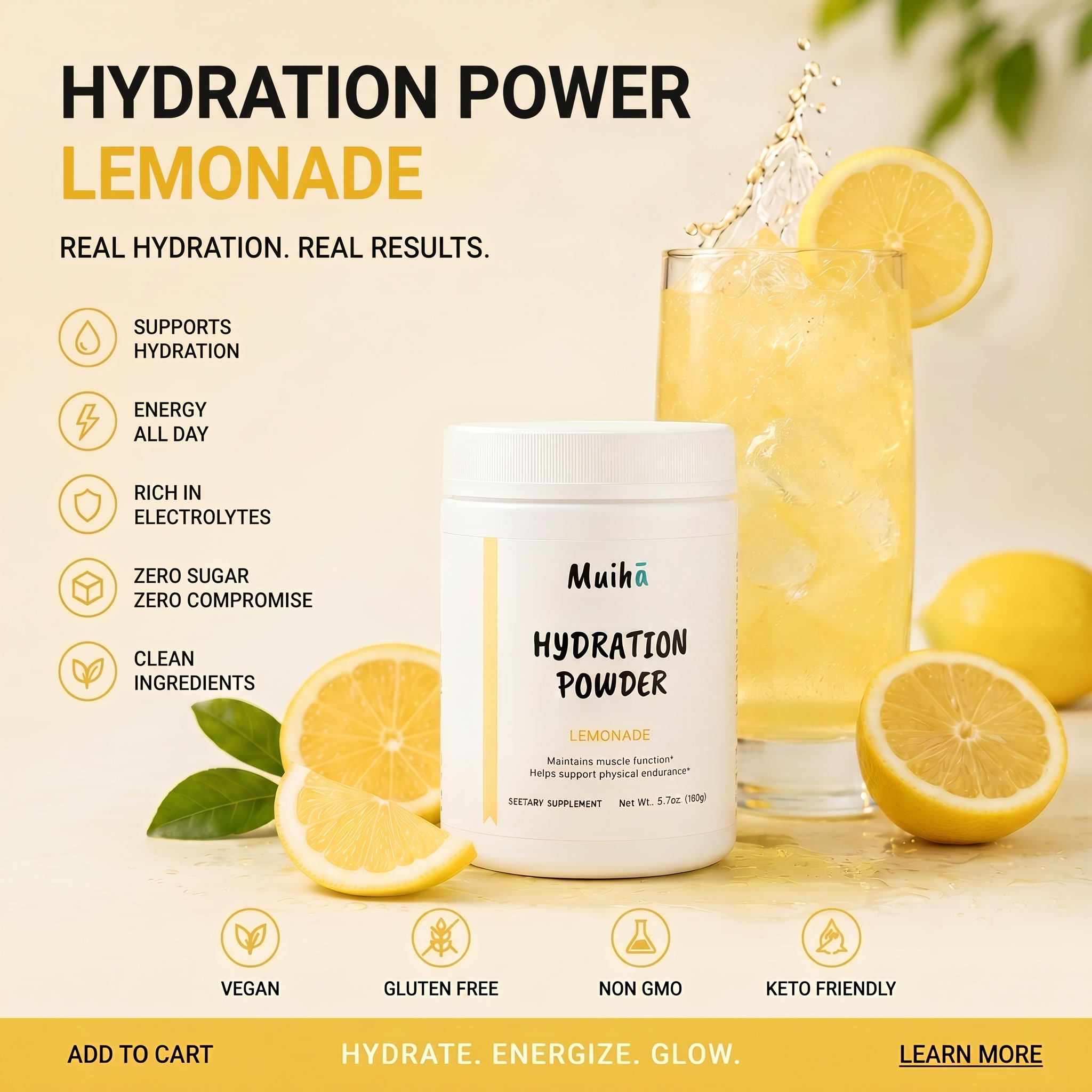 Muihā - Hydration Powder (Lemonade)
